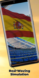 اسکرین شات 4 برنامه Spain Flag Live Wallpaper