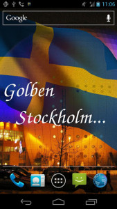 اسکرین شات برنامه Sweden Flag Live Wallpaper 2