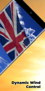 اسکرین شات 2 برنامه UK Flag Live Wallpaper
