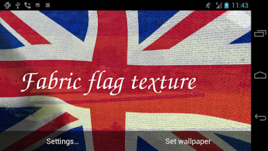 اسکرین شات برنامه UK Flag Live Wallpaper 8