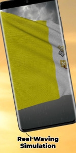 اسکرین شات 4 برنامه Vatican City Flag Live Wall