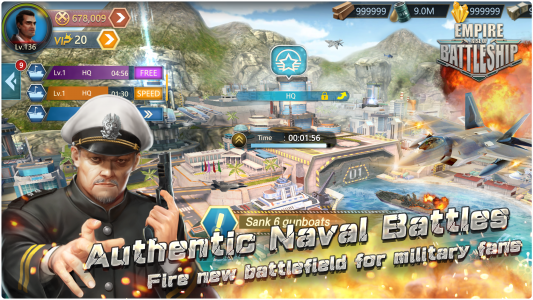 اسکرین شات بازی Empire:Rise Of BattleShip 1