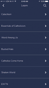 اسکرین شات برنامه Catholic Mega App 4