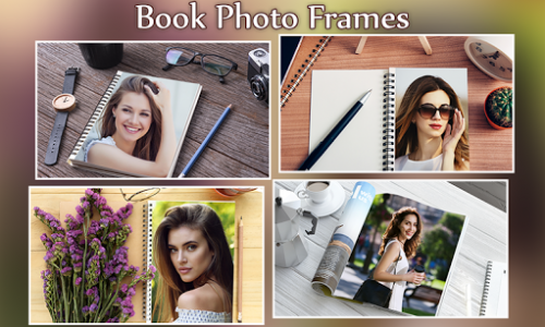 اسکرین شات برنامه Book Photo Frames 1