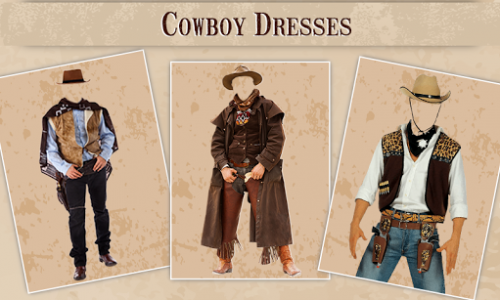 اسکرین شات برنامه Cowboy photo dresses 1