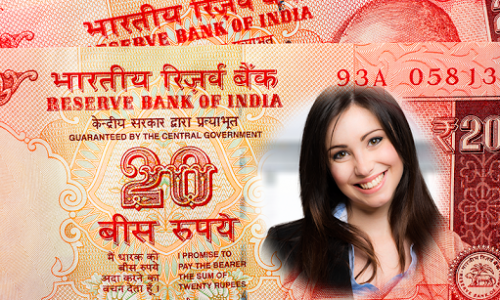 اسکرین شات برنامه Indian Currency Photo Frames 8