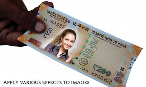 اسکرین شات برنامه Indian Currency Photo Frames 5