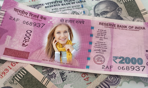 اسکرین شات برنامه Indian Currency Photo Frames 6
