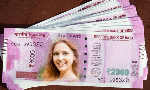 اسکرین شات برنامه Indian Currency Photo Frames 3