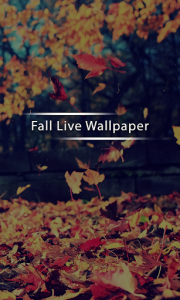 اسکرین شات برنامه Fall Live Wallpaper 2