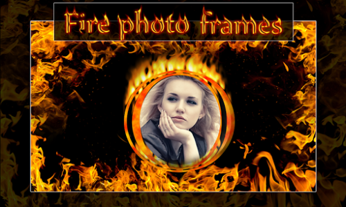اسکرین شات برنامه Fire Photo Frames 3