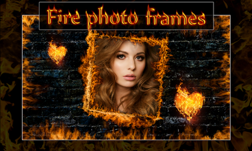 اسکرین شات برنامه Fire Photo Frames 1