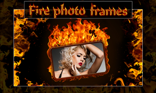 اسکرین شات برنامه Fire Photo Frames 4