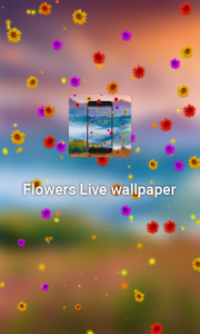اسکرین شات برنامه Flowers Livewallpaper 7