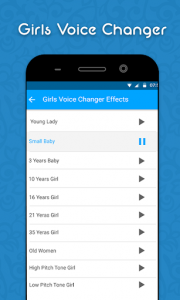 اسکرین شات برنامه Girls Voice Changer - Edit Pitch & Sounds Updates 2