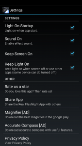 اسکرین شات 6 برنامه Real Flashlight - Super Bright