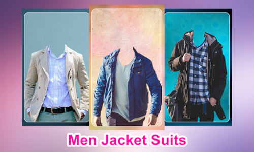 اسکرین شات برنامه Men Jacket Photo Suit 1