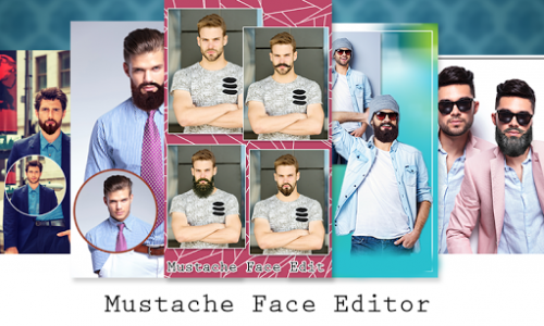 اسکرین شات برنامه Moustache Face Edit 1