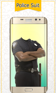 اسکرین شات برنامه Police Suit Photo Frames - Picture & Image Editor 4