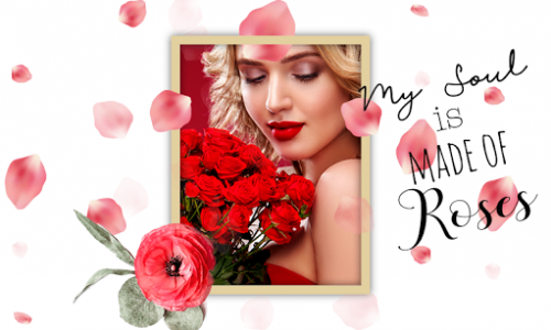 اسکرین شات برنامه Photo Editor & Photo Frames Rose Flower Background 2
