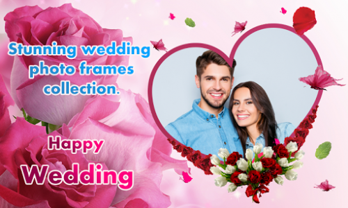 اسکرین شات برنامه Wedding photo frames 6