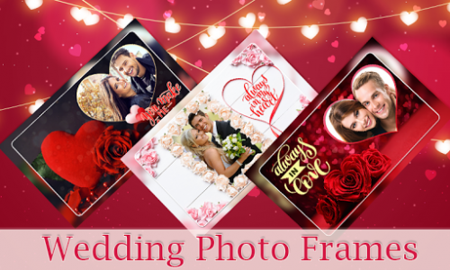 اسکرین شات برنامه Wedding photo frames 1