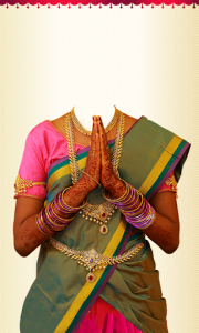 اسکرین شات برنامه Photo Editor & Photo Frame Women Traditional Dress 3
