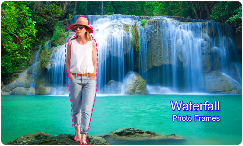 اسکرین شات برنامه Waterfall Photo Frames 4