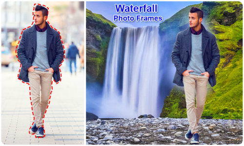 اسکرین شات برنامه Waterfall Photo Frames 2