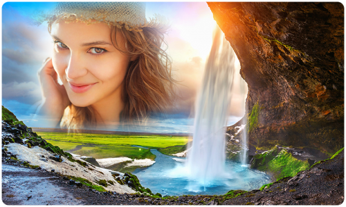 اسکرین شات برنامه Waterfall Photo Frames 5