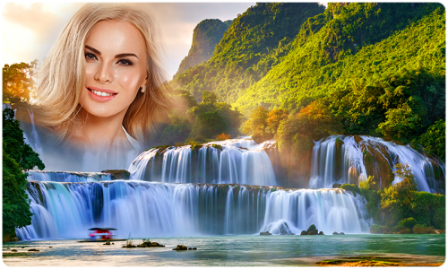 اسکرین شات برنامه Waterfall Photo Frames 6