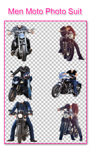 اسکرین شات برنامه Men Moto Photo Suit 1