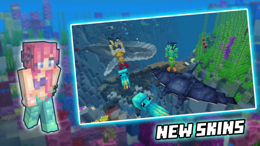 اسکرین شات برنامه Mermaids Mod Addon for MCPE 2