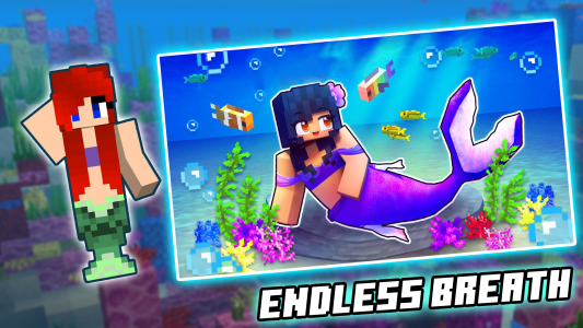 اسکرین شات برنامه Mermaids Mod Addon for MCPE 3