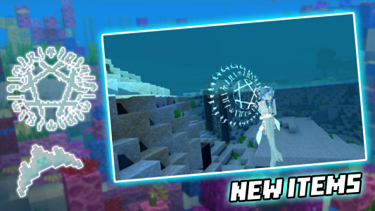 اسکرین شات برنامه Mermaids Mod Addon for MCPE 1