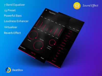 اسکرین شات برنامه BeatBox Music Player 1