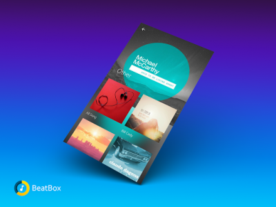اسکرین شات برنامه BeatBox Music Player 3