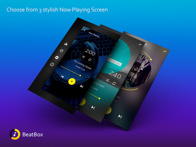 اسکرین شات برنامه BeatBox Music Player 4