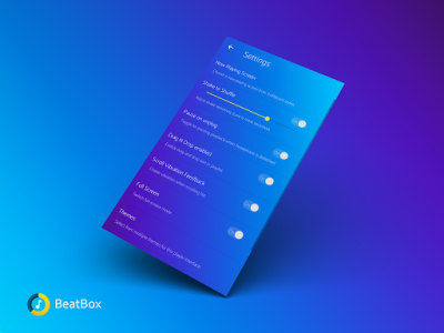 اسکرین شات برنامه BeatBox Music Player 5
