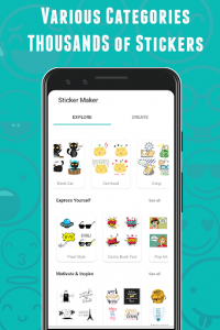 اسکرین شات برنامه Sticker Maker for Gboard and WhatsApp - Emoji app 5