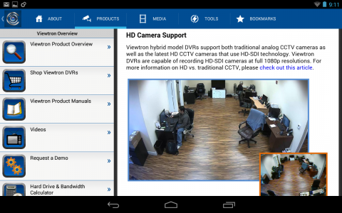 اسکرین شات برنامه CCTV Camera Pros Mobile 1