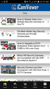 اسکرین شات برنامه iCamViewer IP Camera Viewer 5