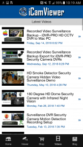 اسکرین شات برنامه iCamViewer IP Camera Viewer 4