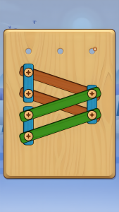 اسکرین شات 1 بازی Nut Bolt Game - Wood & Screw