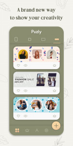 اسکرین شات 4 برنامه Puzzle Grid Post Maker - Puzly