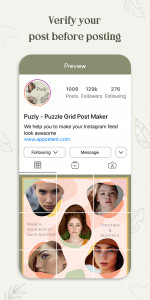 اسکرین شات 6 برنامه Puzzle Grid Post Maker - Puzly