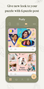 اسکرین شات 3 برنامه Puzzle Grid Post Maker - Puzly