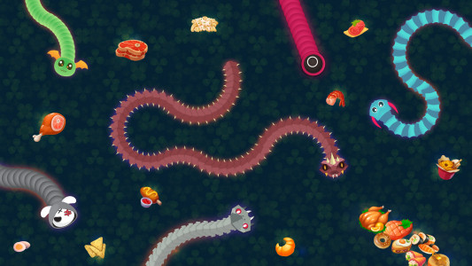 اسکرین شات بازی Snake Game - Worms io Zone 5