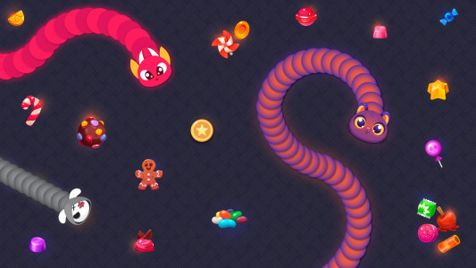 اسکرین شات بازی Snake Game - Worms io Zone 2