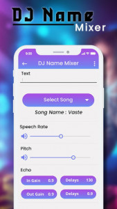اسکرین شات برنامه DJ Name Mixer Plus - Mix Your Name To Song 3